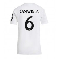 Real Madrid Eduardo Camavinga #6 Fotballklær Hjemmedrakt Dame 2024-25 Kortermet